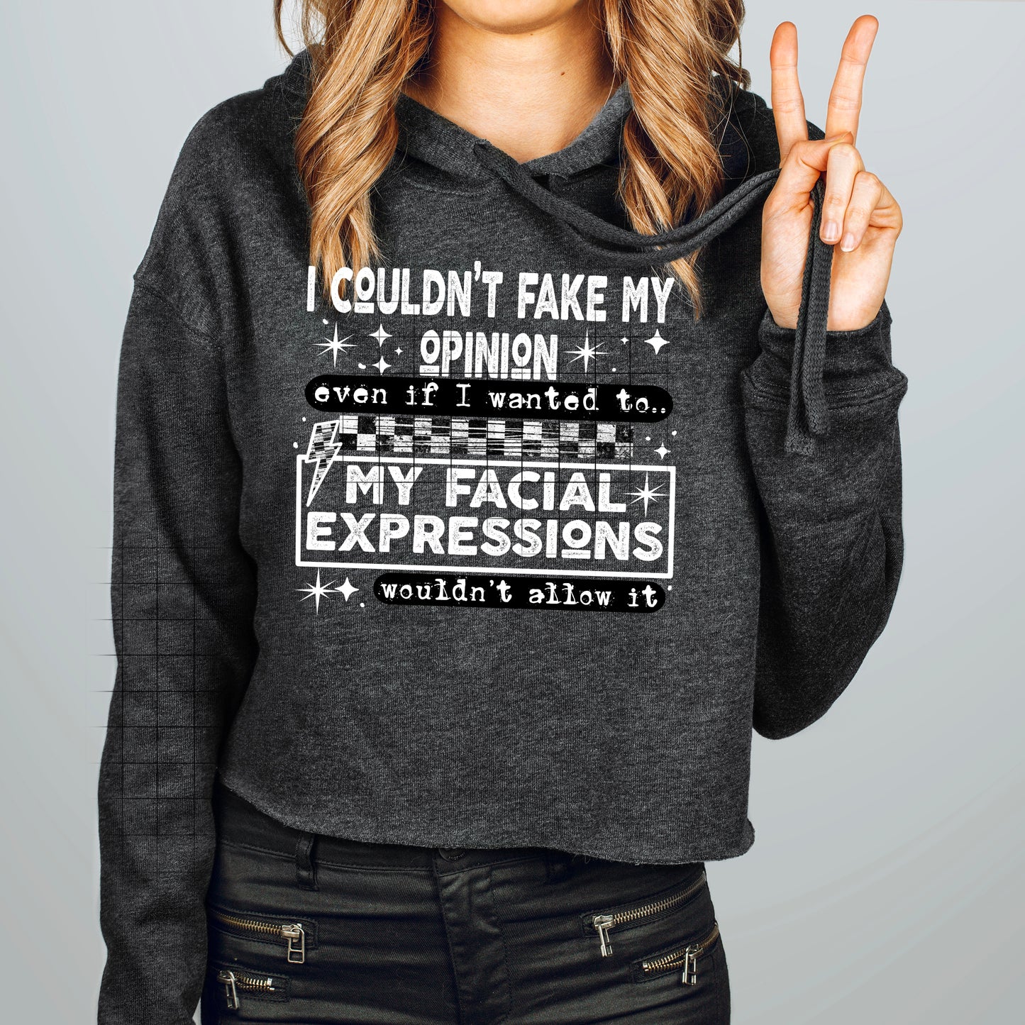 ✨ My Facial Expressions Wouldn’t Allow It Hoodie 🤍⚡⭐