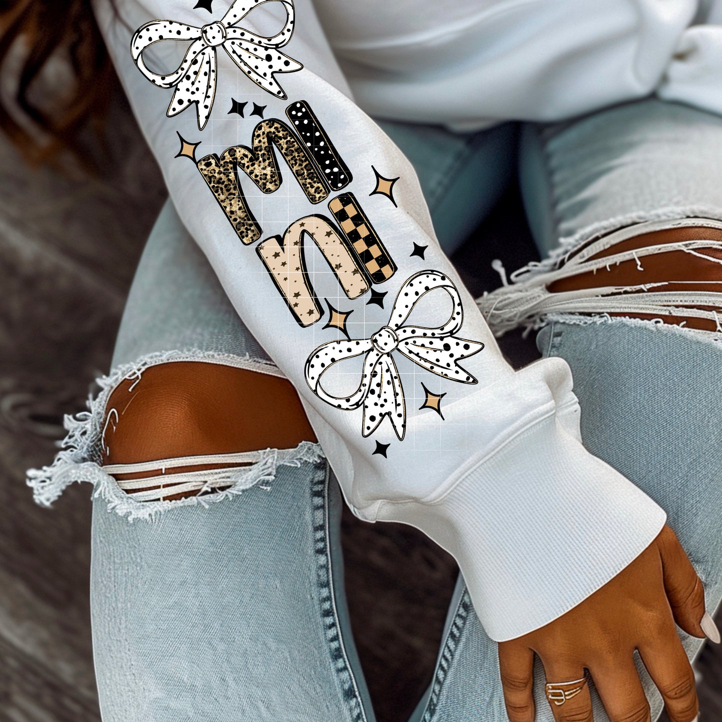 MINI Bow Sleeve Sweatshirt 🎀✨ Cute Matching Mini Style