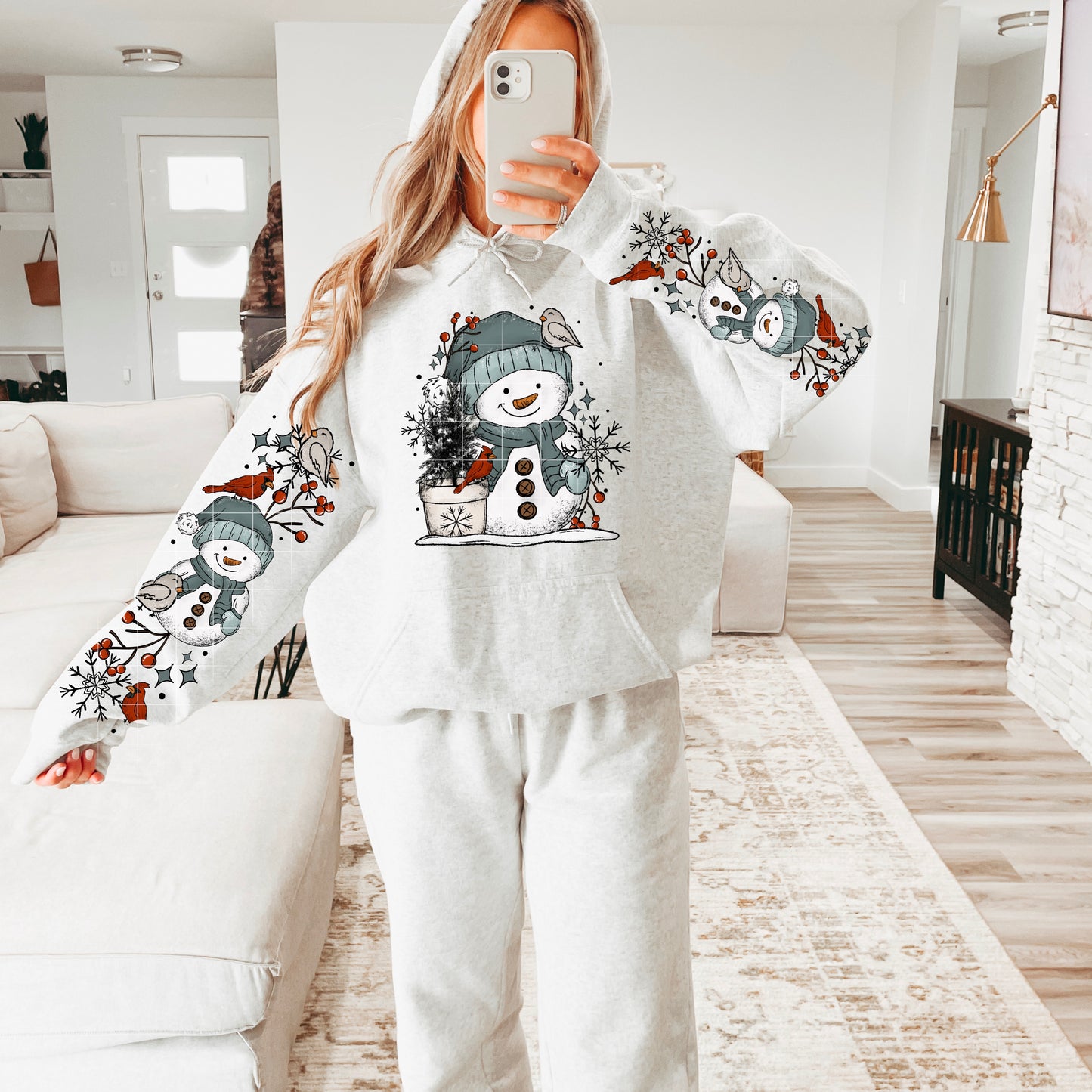 ⛄️❄️ Winter Snowman Hoodie 🐦🌲