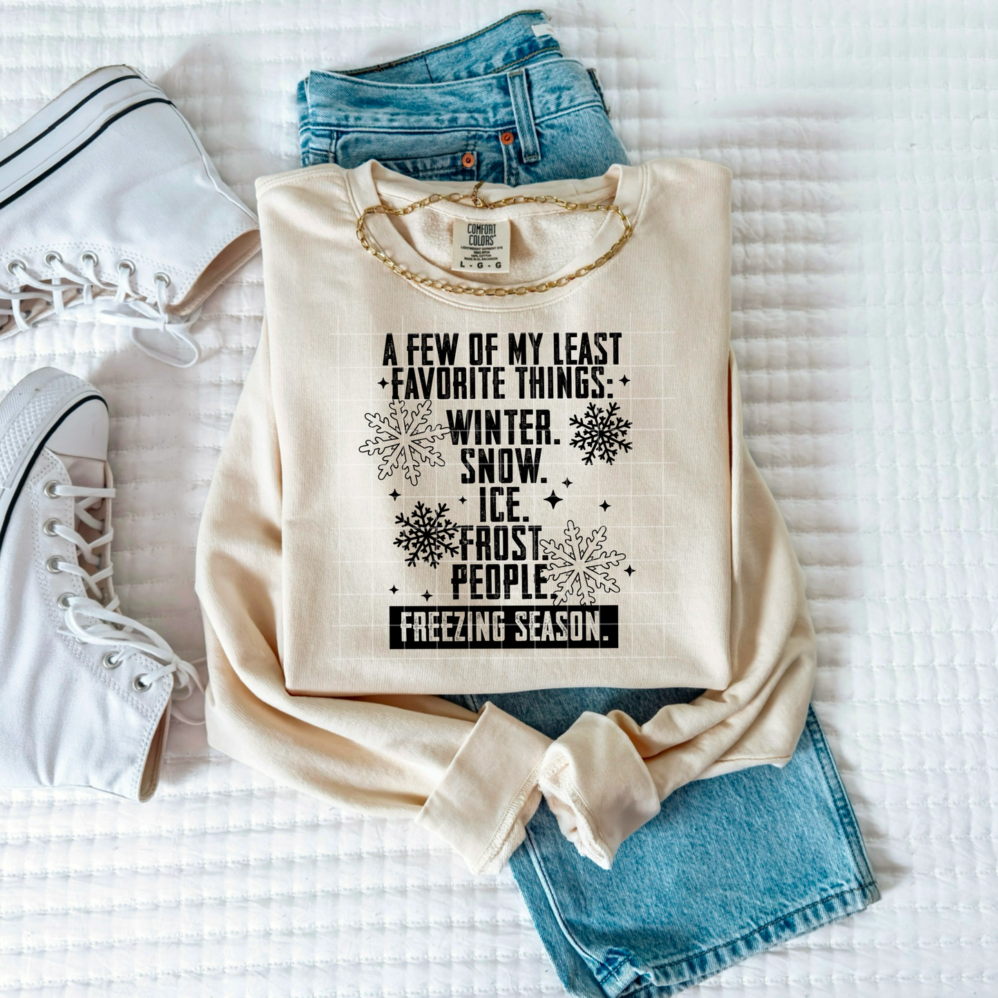 ❄️ A Few of My Least Favorite Things Sweatshirt 😂✨