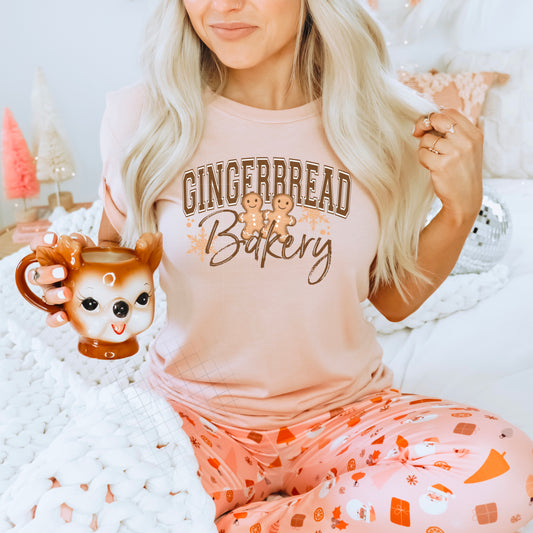 Gingerbread Bakery Tee 🍪🎄 Cute Christmas Baking Shirt