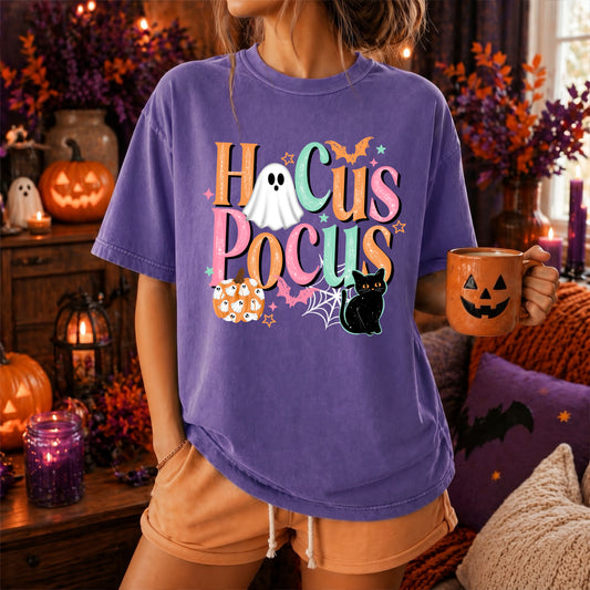 Witchy Halloween Pumpkin Graphic Shirt