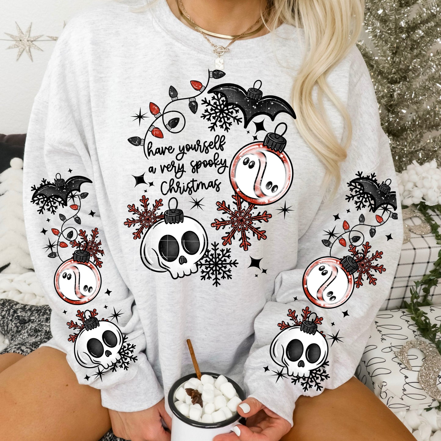 Spooky Christmas Sweatshirt 👻🎄 Have Yourself a Very Spooky Christmas