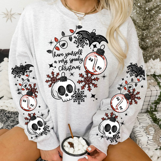 Spooky Christmas Sweatshirt 👻🎄 Have Yourself a Very Spooky Christmas