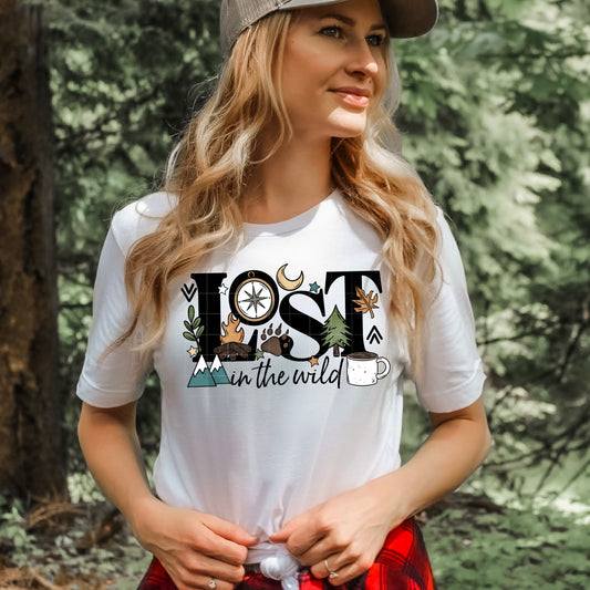 🌲✨ Lost In The Wild Camping Adventure Shirt ⛺️🗺️🔥
