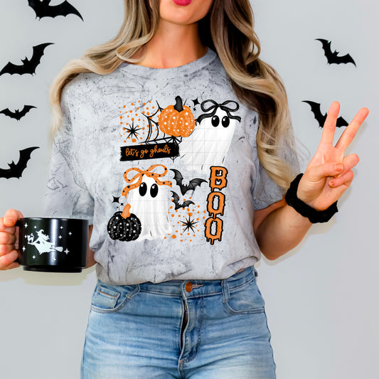 🎃👻 Let’s Go Ghouls Cute Ghost Halloween Shirt 🦇✨ BOO!