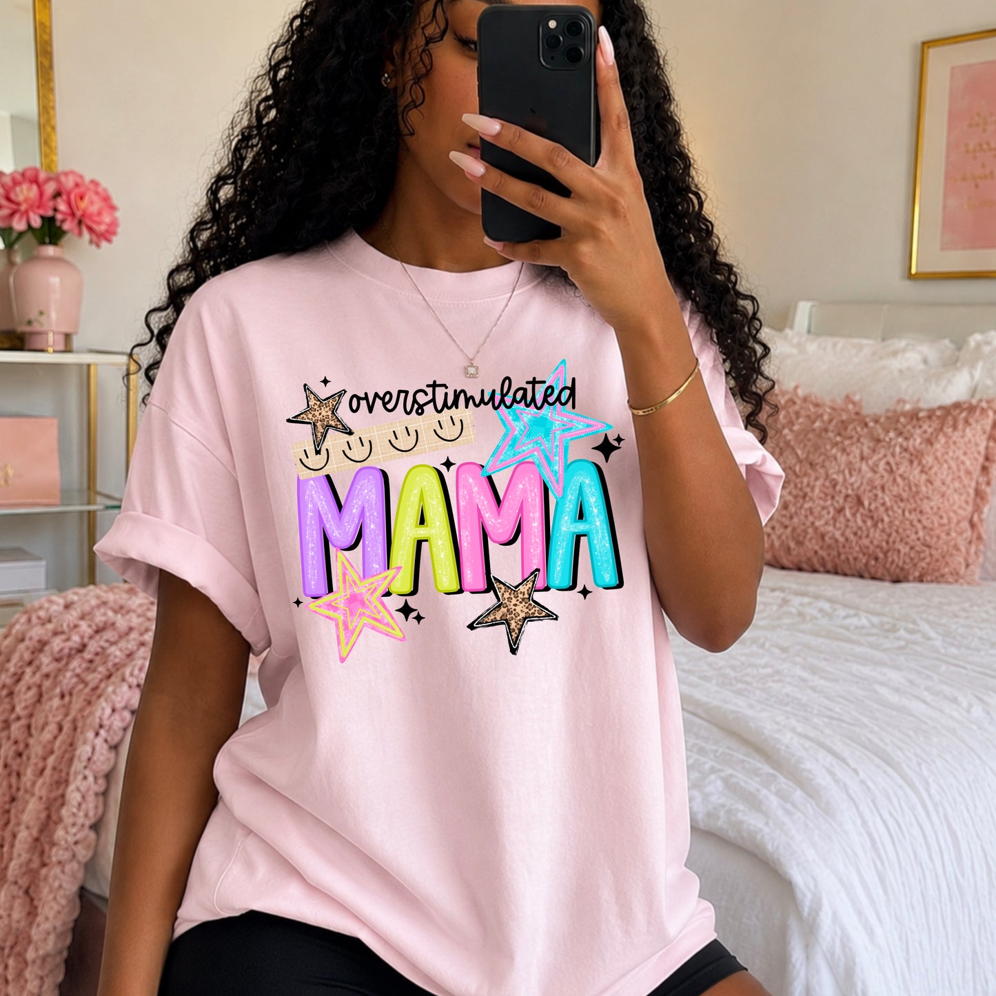 Overstimulated Mama Graphic Tee