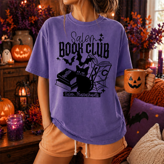 Salem Book Club Halloween Shirt