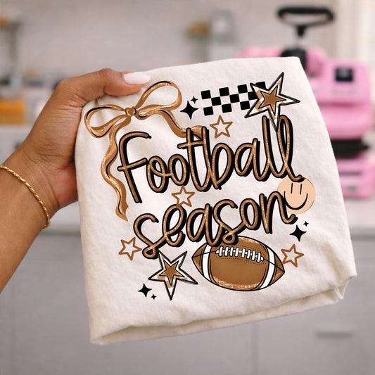 Football Season Graphic T-Shirt | Football Fan Spirit Shirt | Friday Night Lights Tee | Game Day Football Shirt 🏈