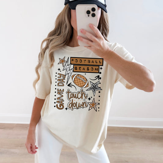 Game Day Football Season Touchdown Tee