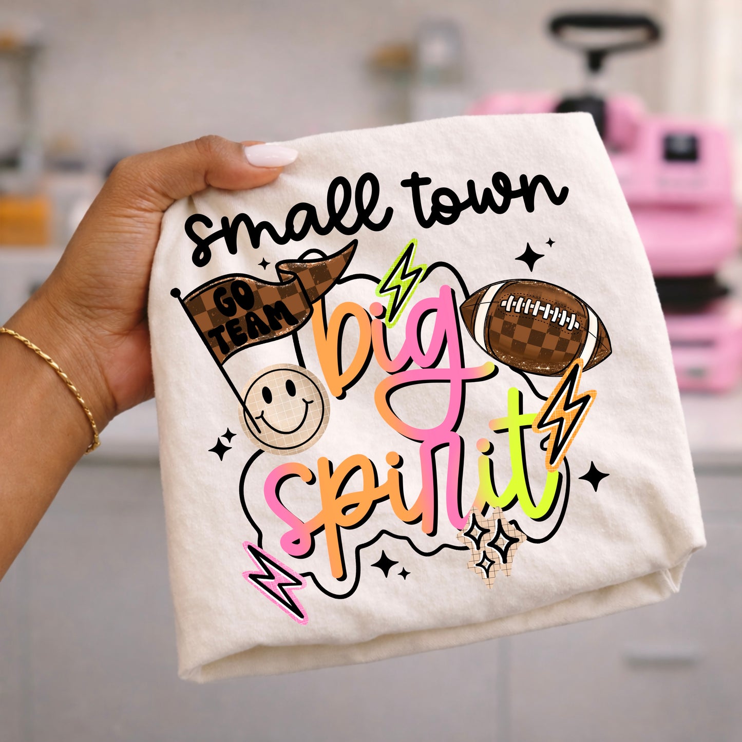 Football Mom Shirt | Friday Night Lights Graphic Tee | Small Town Football Fan Shirt
