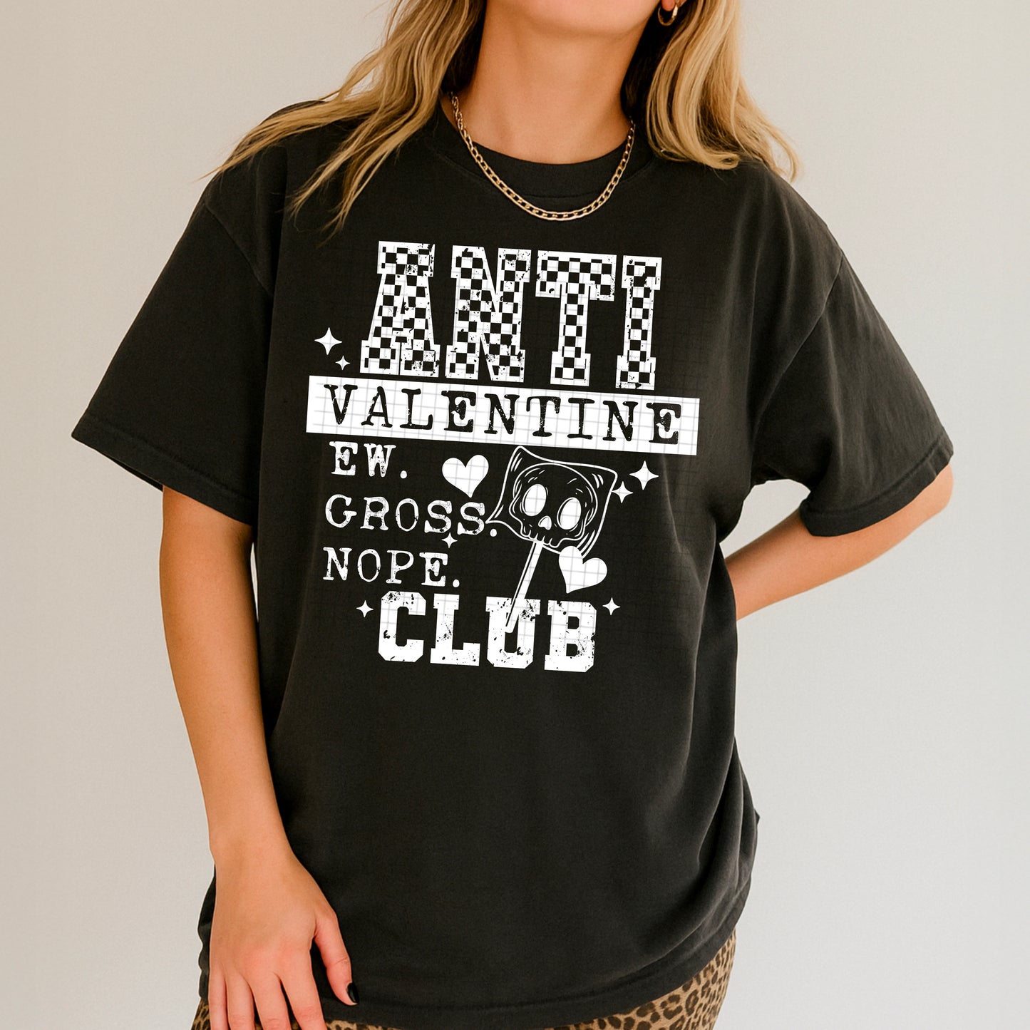 💀 Anti-Valentine Club Tee 😒💔