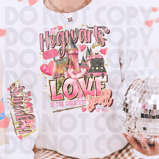 Wizard Love Spell Graphic Shirt | Valentine Fandom Tee