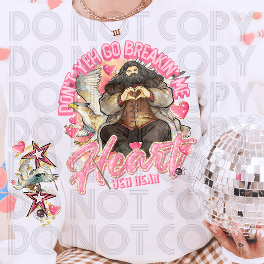 Don’t You Go Breaking Me Heart Wizard Shirt | Valentine Magic Tee