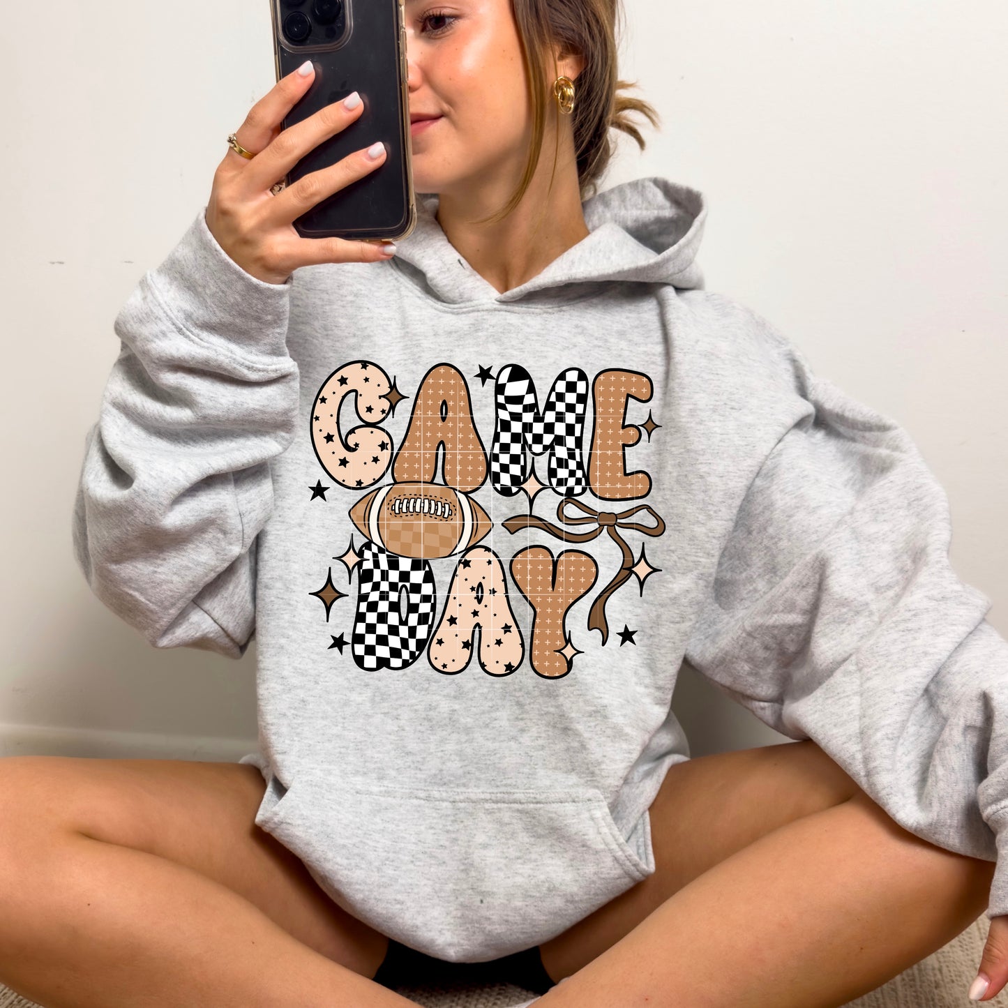 🏈 Game Day Football Hoodie 🤎⭐