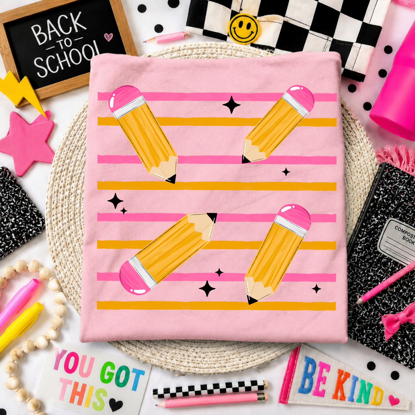 Pencil Lover Back to School Tee ✏️💕