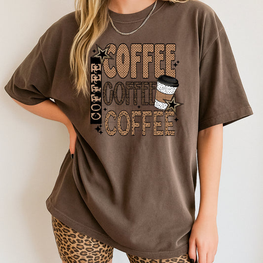 Coffee Coffee Coffee Graphic Tee Hot