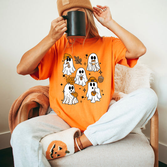 Autumn Ghost Friends Tee