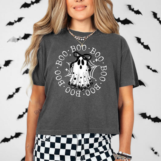 Boo Ghost Halloween Shirt 👻🖤
