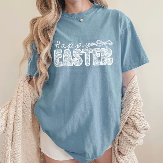Happy Easter Shirt – Cute Spring Easter Graphic Tee