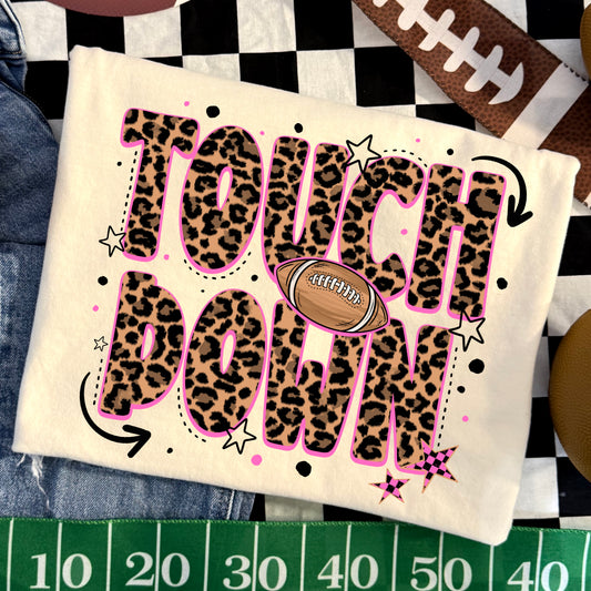 Touch Down Cheetah Graphic T-Shirt