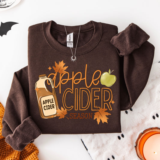 Apple Cider Season Graphic Crewneck