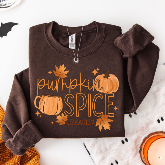 Pumpkin Spice Season Graphic Crewneck