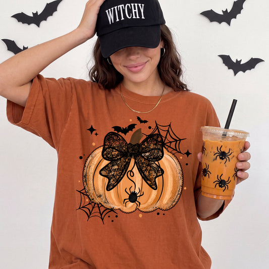 Spooky Cute Pumpkin Graphic Tee