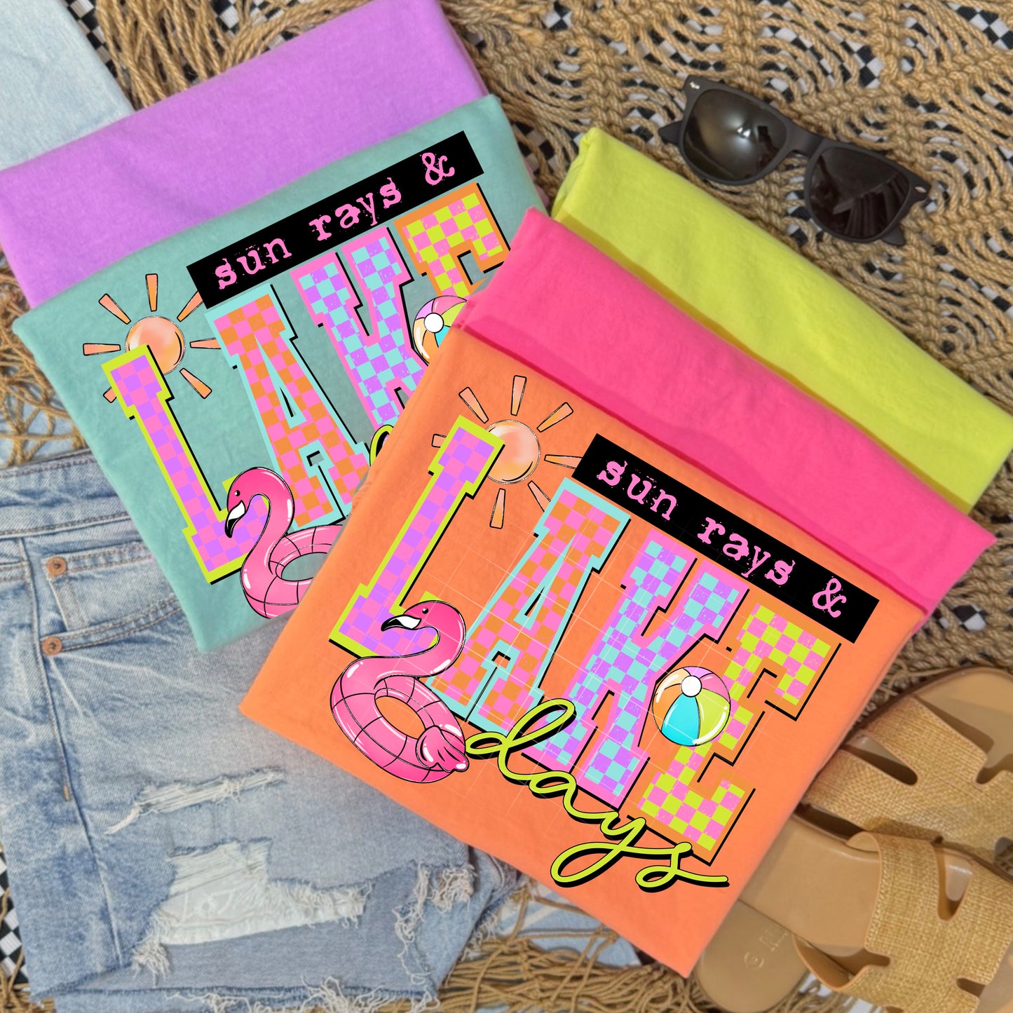 Lake Days T-Shirt | Bright Summer Graphic Tee