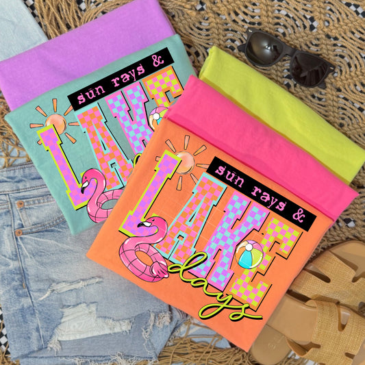 Lake Days T-Shirt | Bright Summer Graphic Tee