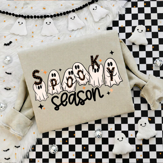Spooky Season Ghost Halloween Crewneck Sweatshirt 👻🎃✨
