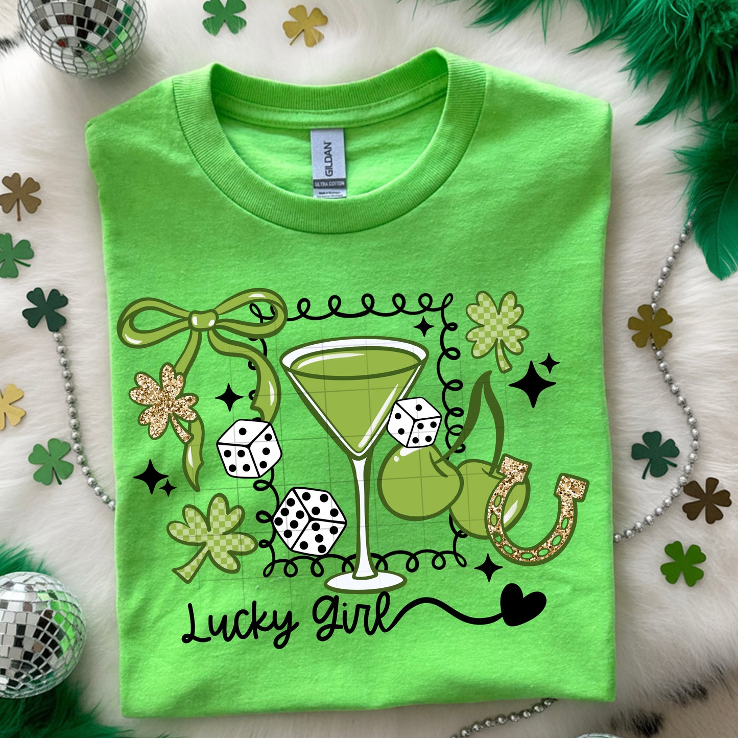 Lucky Girl St. Patrick’s Day Graphic Tee | Festive Lucky Shirt