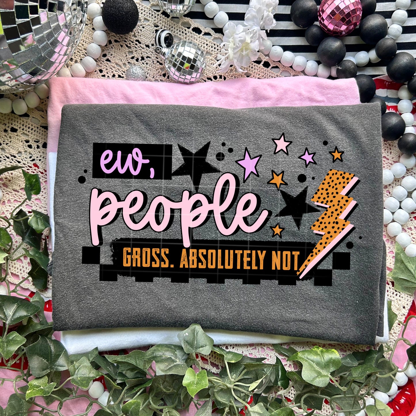 Ew People Graphic Tee | Funny Sarcastic Shirt