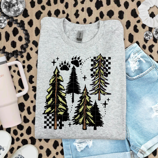 Forest Bear Tracks Tee