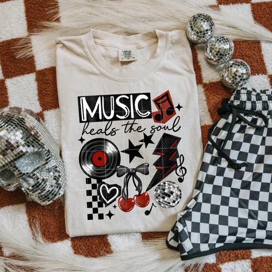 Music Heals the Soul Graphic Tee