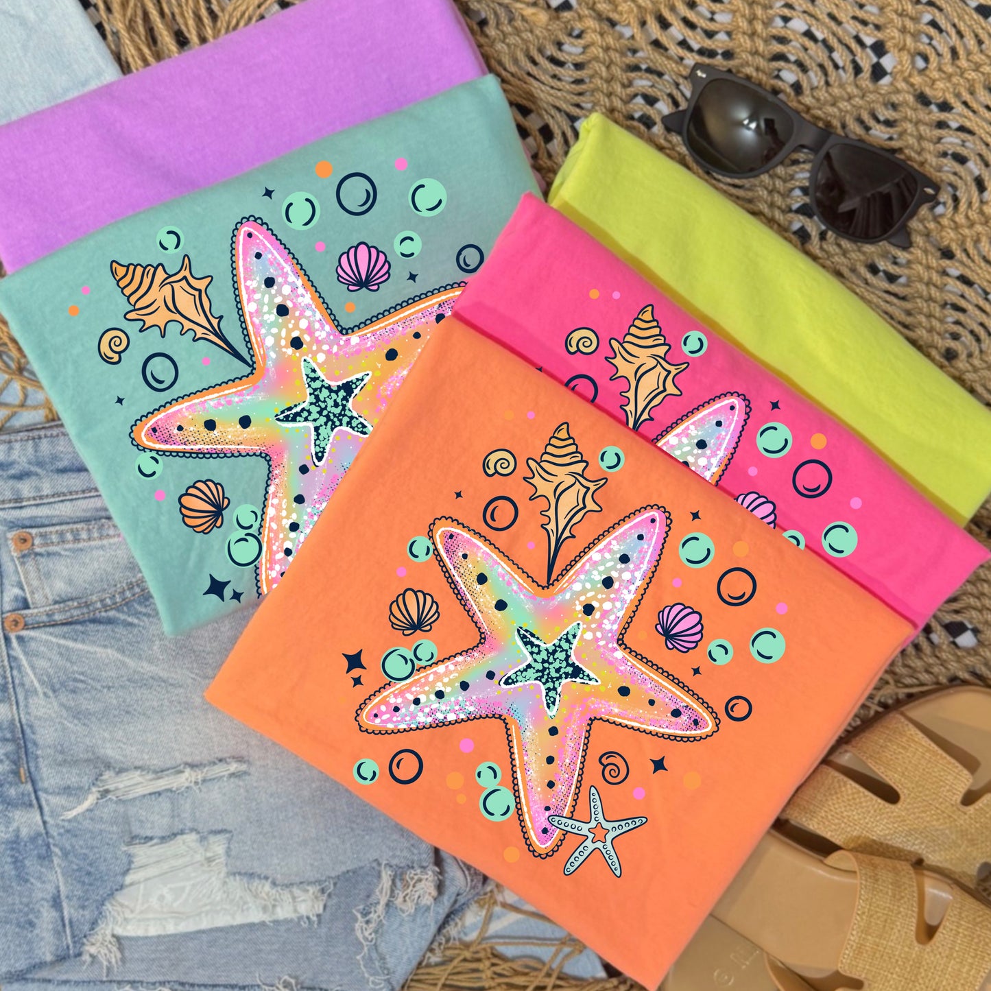 Starfish Graphic Tee | Coastal Beach Shirt