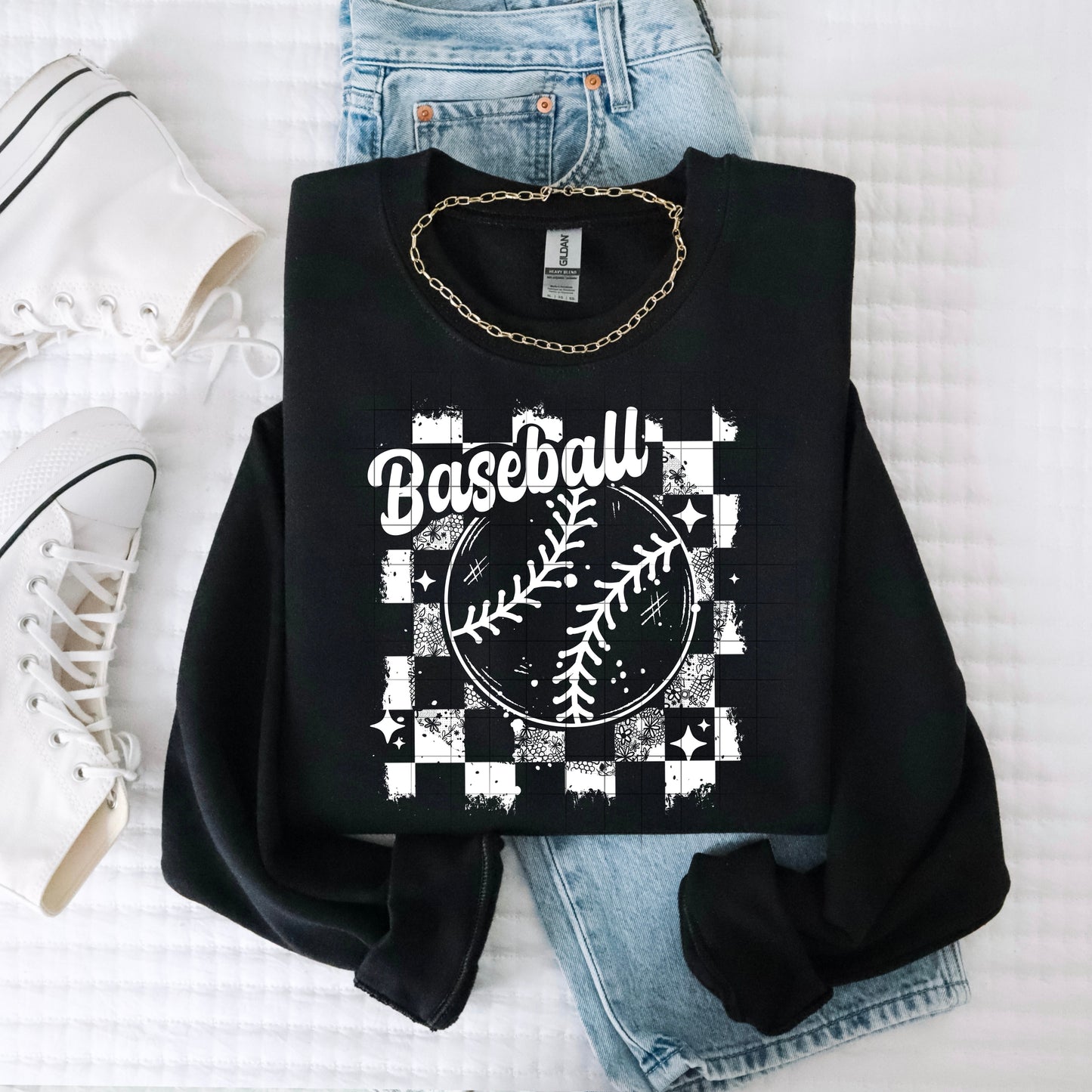 Baseball Aesthetic Sweatshirt | Cozy Neutral Game Day Crewneck