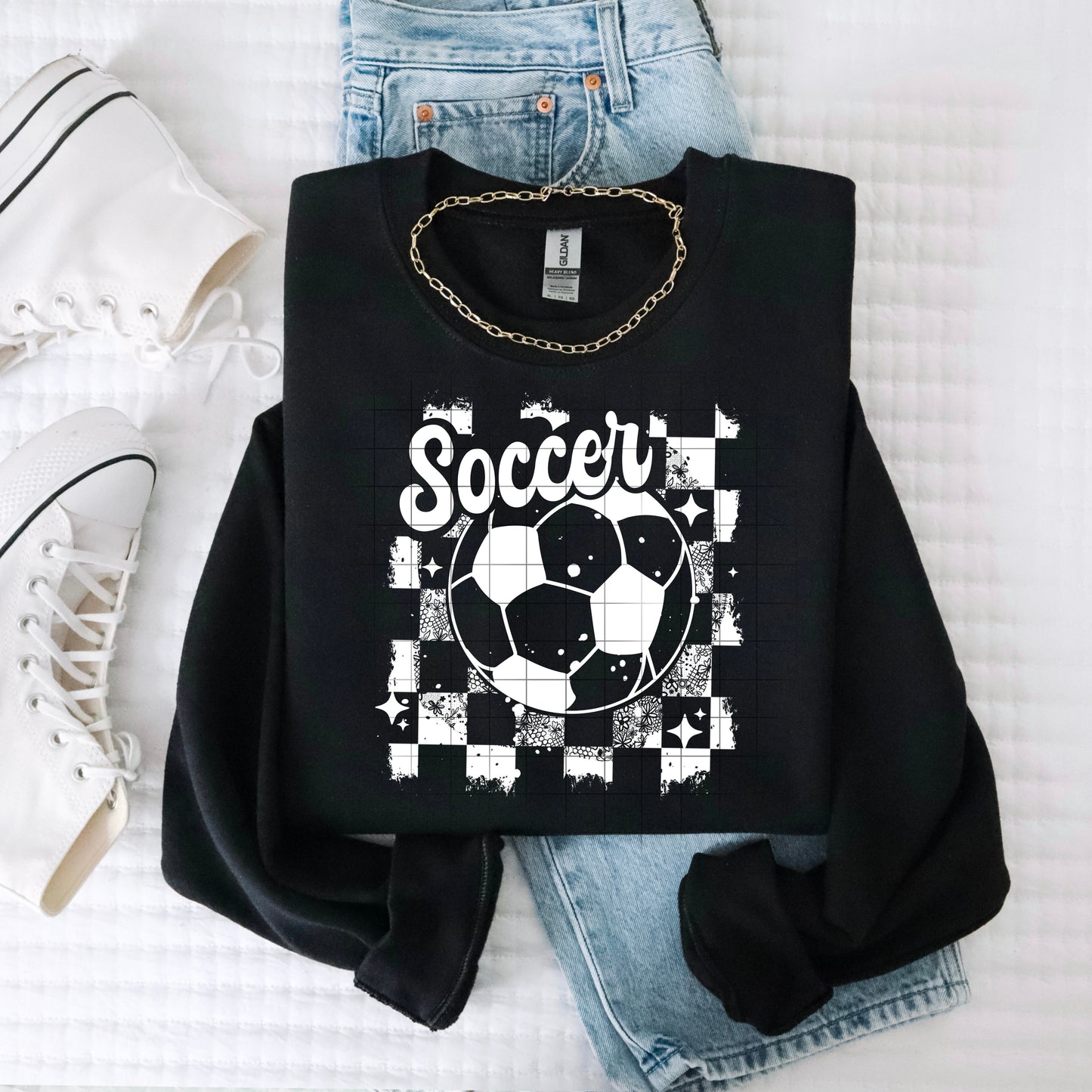 Soccer Aesthetic Sweatshirt | Cozy Neutral Game Day Crewneck