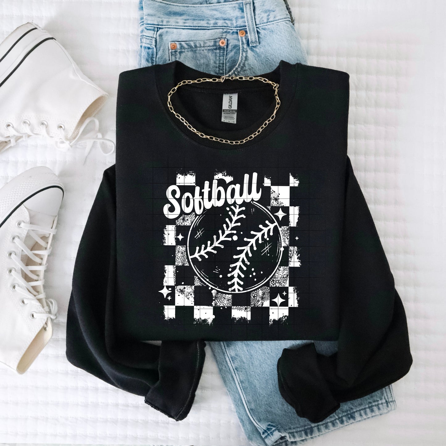 Softball Aesthetic Sweatshirt | Cozy Neutral Game Day Crewneck