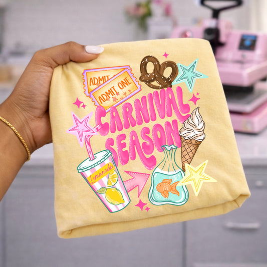Carnival Season Summer Graphic T-Shirt