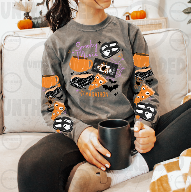 Spooky Movie Marathon Crewneck