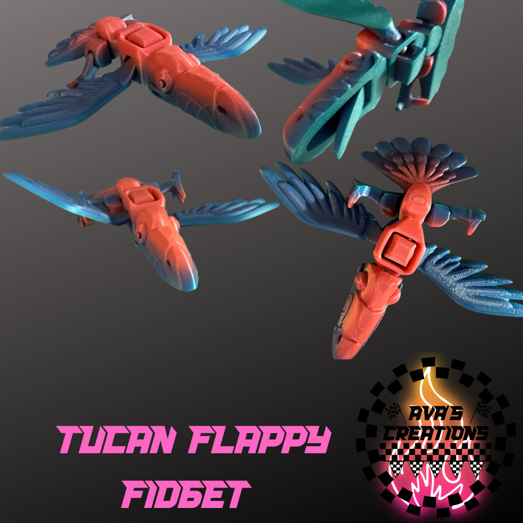 Tucan Flappy Bird Fidget