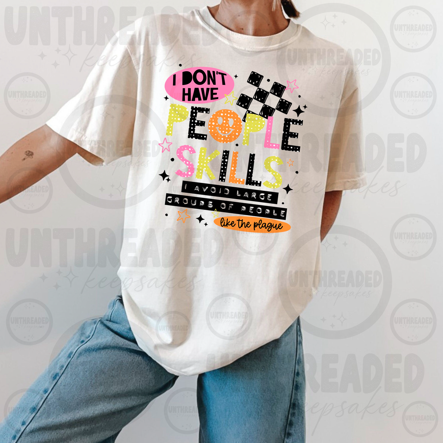 I Don’t Have People Skills Funny Introvert Graphic Tee