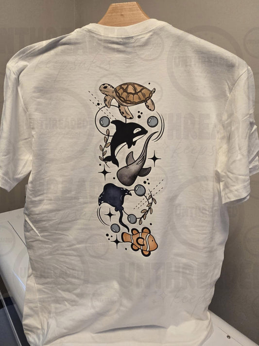Respect the Locals Ocean Tee – Medium