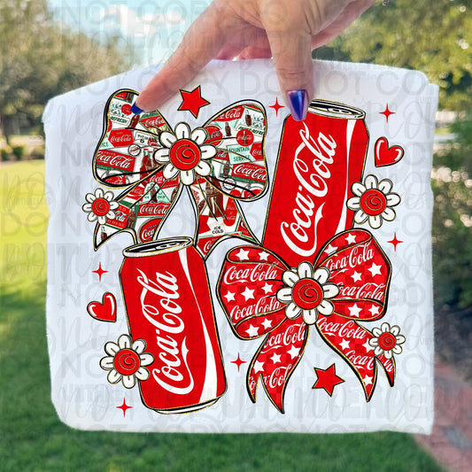 🥤Coca-Cola Retro Bow Graphic T-Shirt ❤️🎀 | Cute Soda Lover Tee