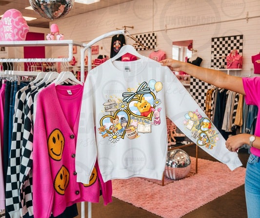 🍯 Sweet Hundred Acre Woods Cozy Fairytale Crewneck 💛