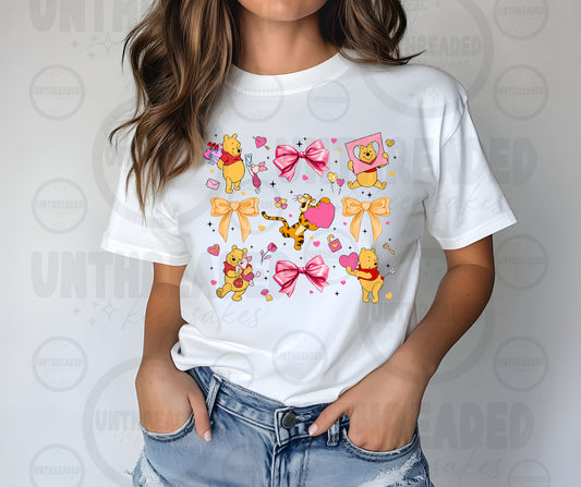 🍯💖 Sweet Honey Bear Valentine Graphic Tee 💖🍯