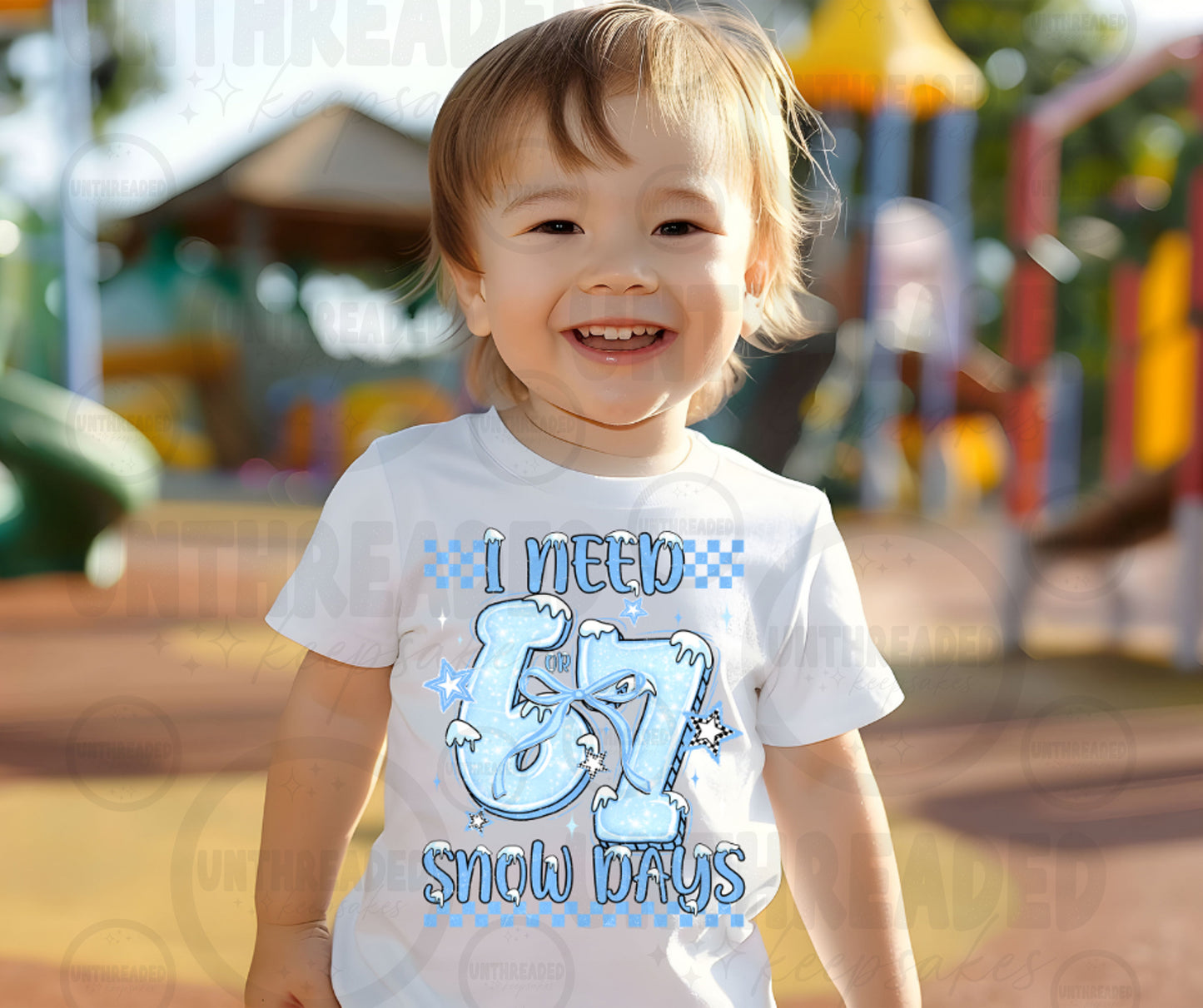 Snow Days Winter Graphic Tee for Toddlers & Kids