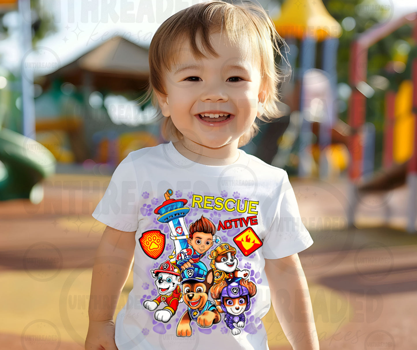 Rescue Pup Squad Toddler T-Shirt | Cute Kids Graphic Tee