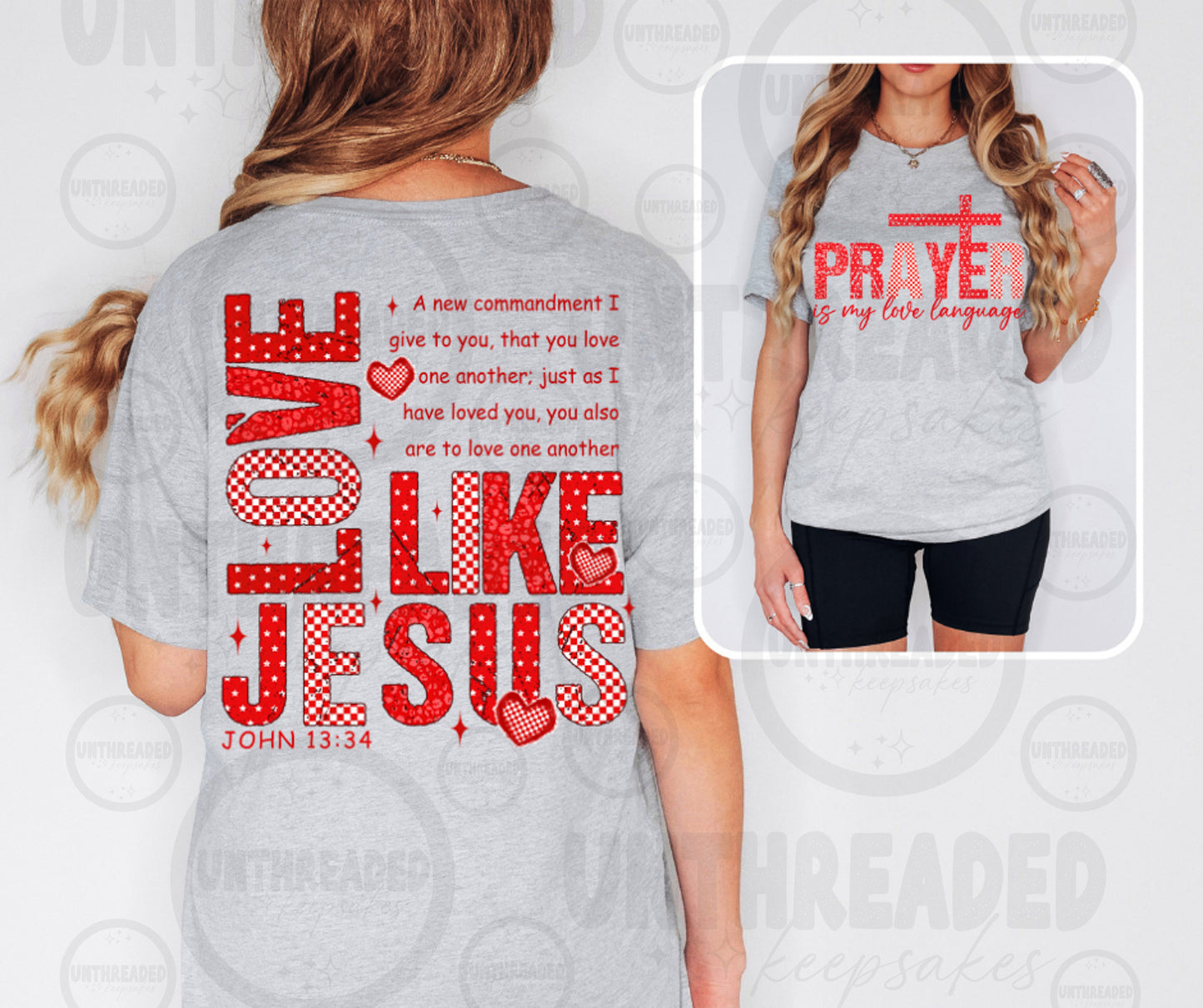 Prayer Is My Love Language Christian Graphic T-Shirt